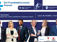Grafika promocyjna Konferencji Biznesowej pt. Zarabiaj więcej: lepiej zarządzaj finansami i podatkami.
