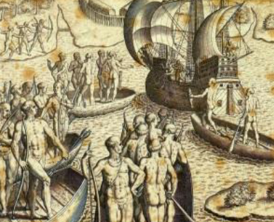 grafika przedstawiająca historyczne postacie