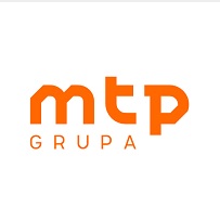 Obraz zawierający pomarańczowe logo wraz z pomarańczowym tekstem na białym tle