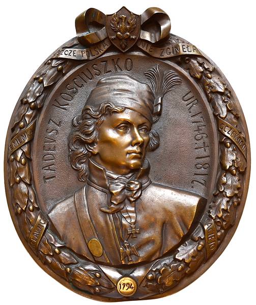 H. Dmochowski, Tadeusz Kościuszko, ok. 1850, medalion