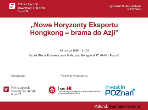 Informacja o wydarzeniu realizowanym w Urzędzie Miasta na Placu Kolegickim 17. Temat: Eksport Hongkong.