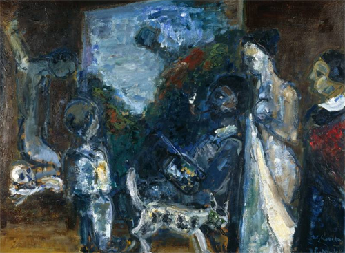 J. Piotrowicz, Courbet maluje pejzaż, 1996