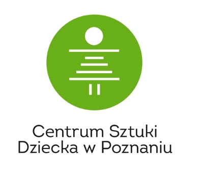 Zielone logo Centrum Sztuki Dziecka.