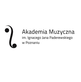 Logo Akademii Muzycznej w Poznaniu.