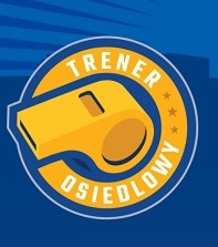 Gwizdek otoczony napisem:Trener osiedlowy.