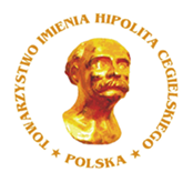 Logo towarzystwa imienia hipolita cegielskiego.
