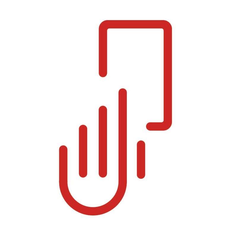 Logotyp organizacji "Czerwona Kartka dla Cukrzycy" - czerwona ręka pokazująca czerwoną kartkę