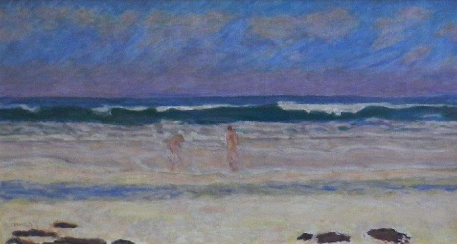 Pierre Bonnard, Plaża z kąpiącymi się, lata 30.-40. XX w.