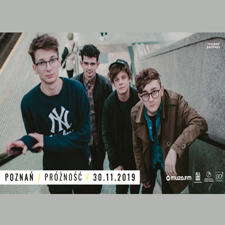 Plakat wydarzenia ze zdjęciem członków zespołu