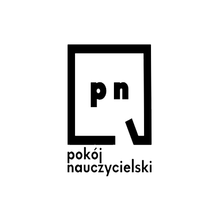 Logo i czarny napis na białym tle