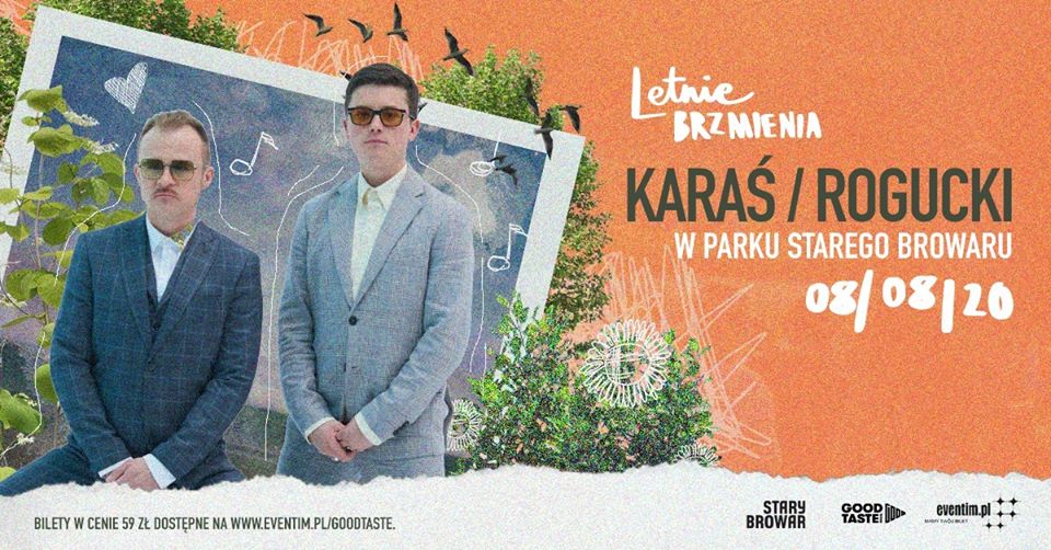 Na zdjęciu po lewej Karaś i Rogucki, po prawej informacje o wydarzeniu