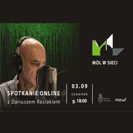 Plakat wydarzenia ze zdjęciem Dariusza Rosiaka