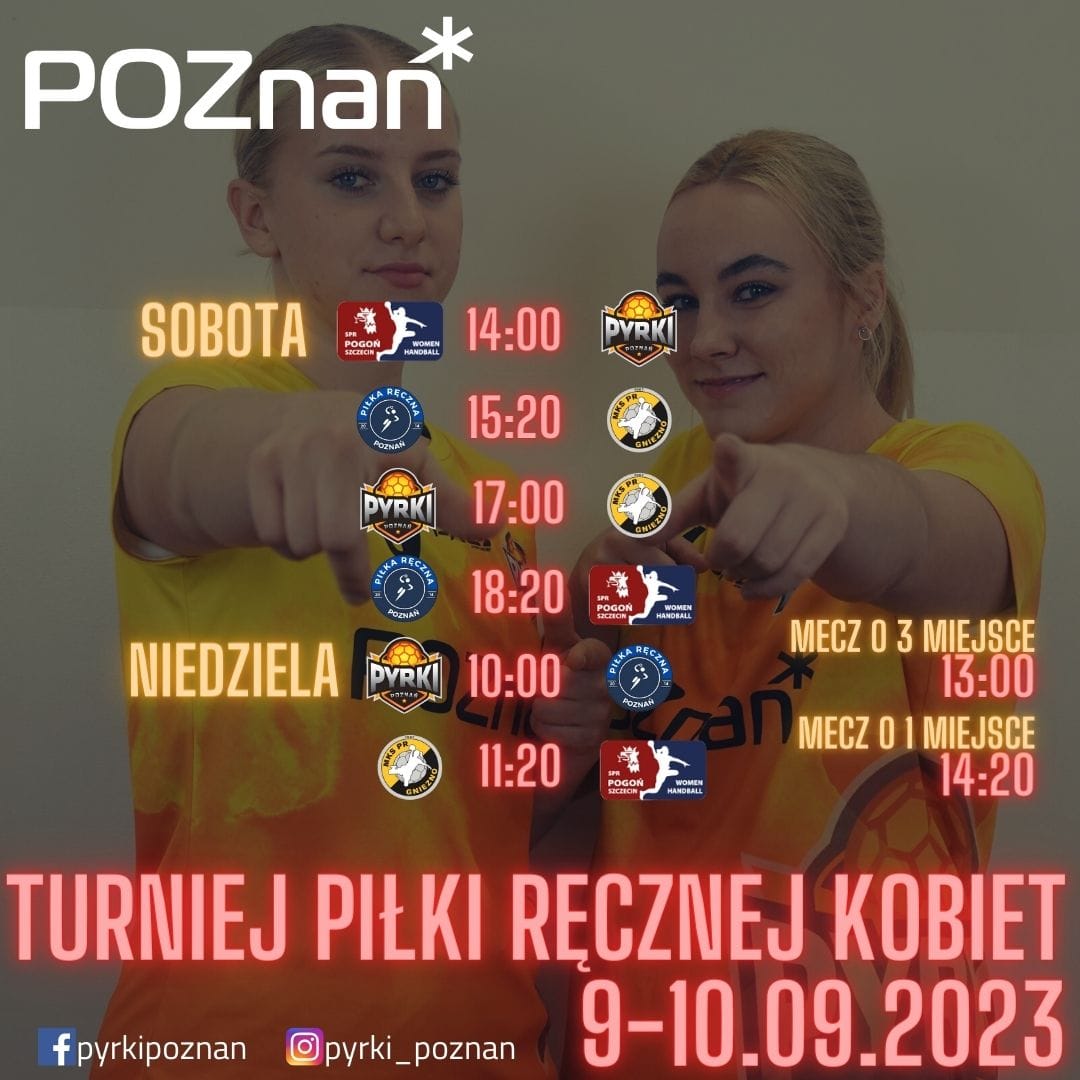 Plakat Turniej Piłki Ręcznej Kobiet