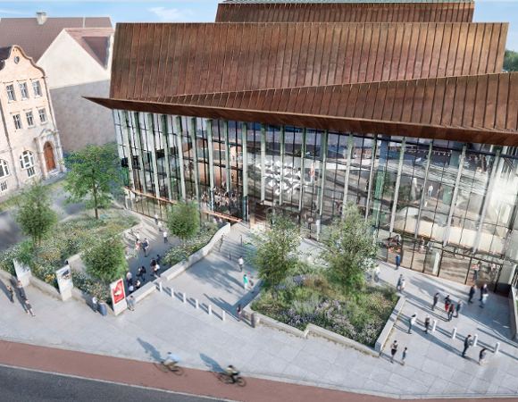 Poglądowa wizualizacja nowej siedziby Teatru Muzycznego