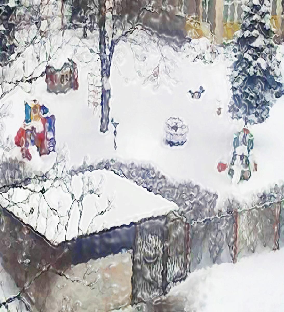 Na miniaturze jedna z prac artystki.