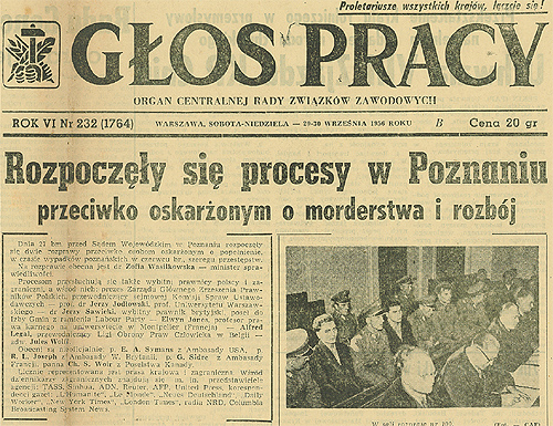proces trzech w prasie ogólnopolskiej