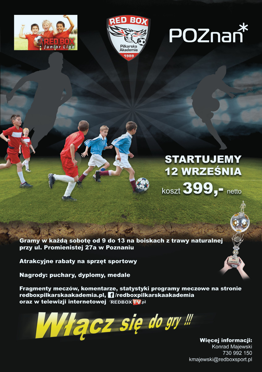 Plakat pormujący rozgrywki