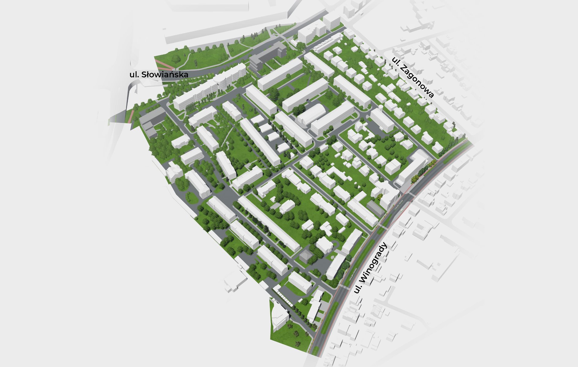 "Stare Winogrady" koncepcja zagospodarowania terenu