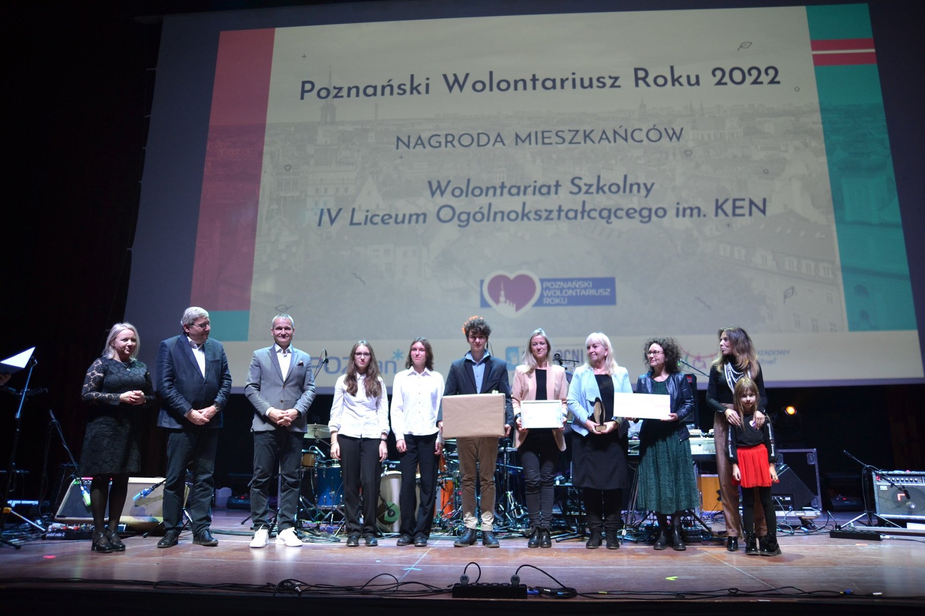 Szkolne Koło Wolontariatu IV LO im. KEN, laureaci w kategorii Nagroda Mieszkańców
