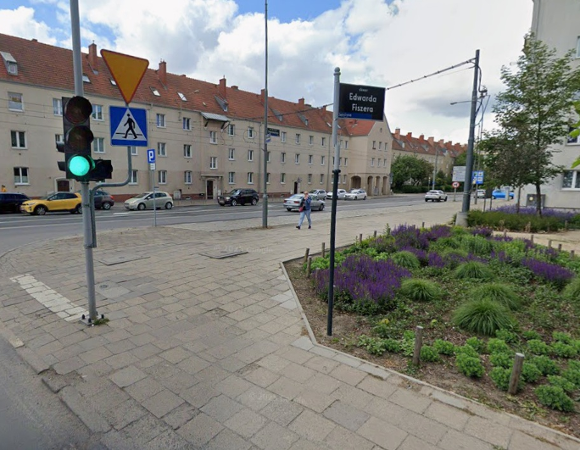 Widok na ul. Dąbrowskiego od strony ul. Janickiego