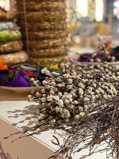 Bazie leżące na stole.