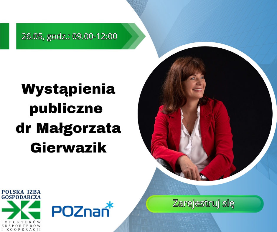 Grafika promująca szkolenie - Wystąpienia publiczne