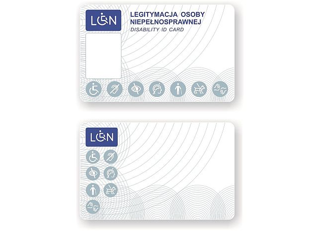 Wzór legitymacji osoby z niepełnosprawnością