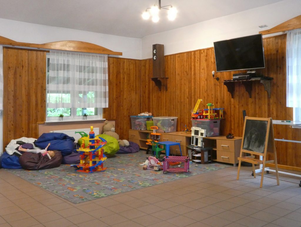 Na zdjęciu wnętrze świetlicy.