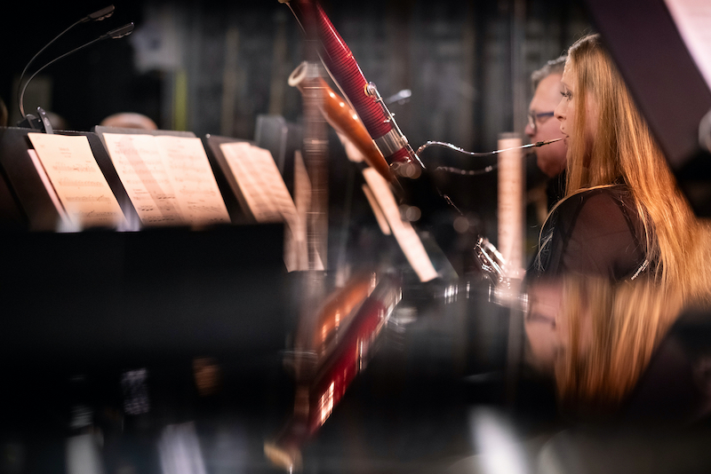 Zdjęcie z koncertu dyplomantów.