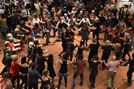 Na zdjęciu fragment warsztatów tańca.