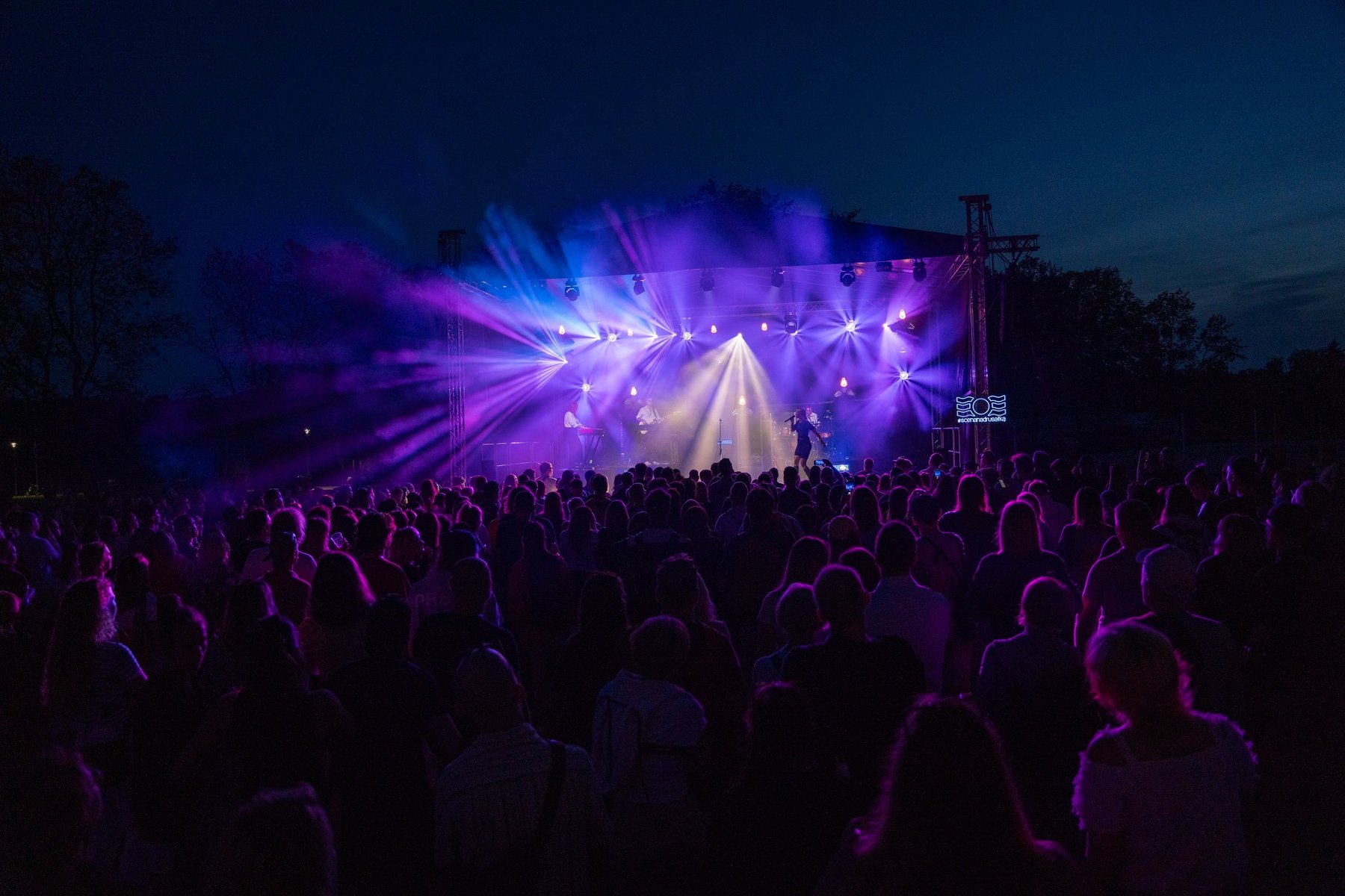 Zdjęcie z koncertu nad Rusałką