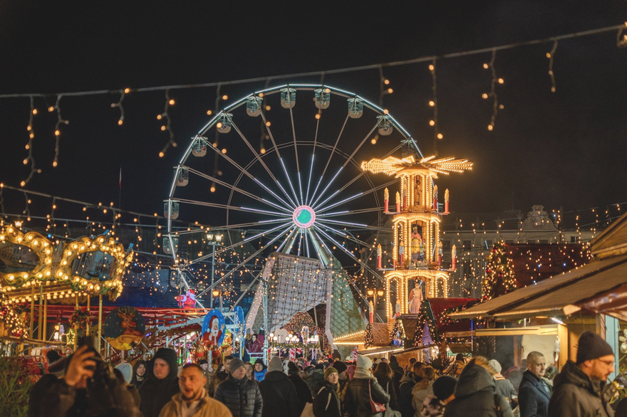 Zdjęcie Betlejem Poznańskiego na placu Wolności