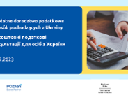 Bezpłatne doradztwo podatkowe dla osób pochodzących z Ukrainy