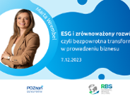 ESG i zrównoważony rozwój, czyli bezpowrotna transformacja w prowadzeniu biznesu