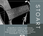 Grafika informująca o organizacji STOART - Największej polskiej organizacji zarządzającej prawami do utworów muzycznych i słowno-muzycznych
