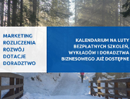 Kalendarium bezpłatnych szkoleń, wykładów i doradztwa biznesowego - Luty 2024