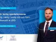 Wybór formy opodatkowania - zasady, zalety i wady różnych form podatkowych w JDG - szkolenie online