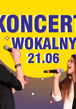 Baner promujący wydarzenie. Nazwa wydarzenia, data i zdjęcie Artystów.