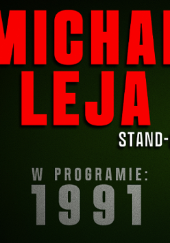 Baner promujący wydarzenie. Nazwa wydarzenia i zdjęcie artysty.