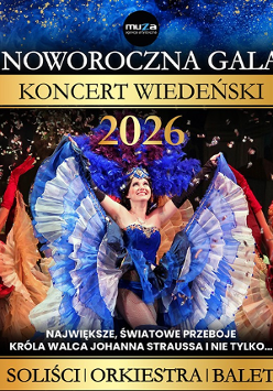 Baner promujący wydarzenie. Nazwa wydarzenia i zdjęcie artystów.