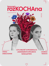 Baner z nazwą wydarzenia i datą. Zdjęcie osób artystycznych.