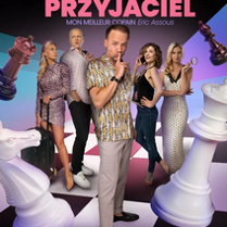 Baner z nazwą wydarzenia i datą. Zdjęcie osób artystycznych.