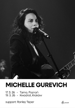 Baner promujący wydarzenie. Nazwa wydarzeania i zdjęcie osoby artystycznej.