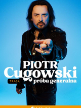 Baner promujący wydarzenie. Nazwa wydarzenia i zdjęcie artysty.