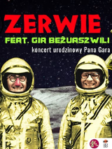 Baner promujący wydarzenie. Nazwa wydarzenia i zdjęcie osób artystycznych.