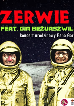 Baner promujący wydarzenie. Nazwa wydarzenia i zdjęcie osób artystycznych.