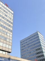 budynki Alfy na Świętym Marcinie