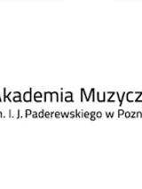 Na grafice na białym tle czarny napis: Akademii Muzycznej w Poznaniu.