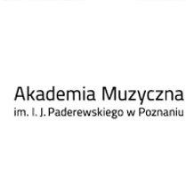 Na grafice na białym tle czarny napis: Akademii Muzycznej w Poznaniu.
