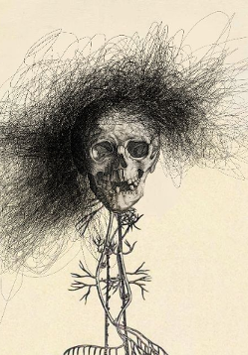 Na grafice jedna z prac na wystawie.